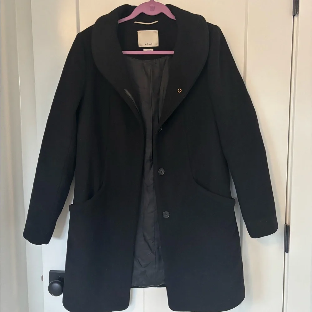 Wilfred The Cocoon Italy Winter Wool coat medium - Picture 3 of 8